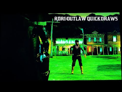 RDR1 Outlaw Quickdraws on ps3 Part 1 ( No Deadeye )