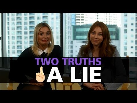 Victoria Baldesarra & Shelby Bain Play Two Truths and a Lie!