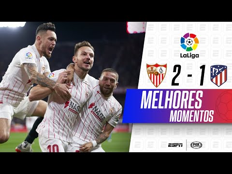 PINTURA DE RAKITIC, GOL BRASILEIRO E VITÓRIA HEROICA | Sevilla 2 x 1 Atlético de Madrid