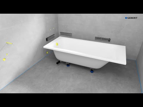 Geberit Universeel badpoten set voor acryl baden