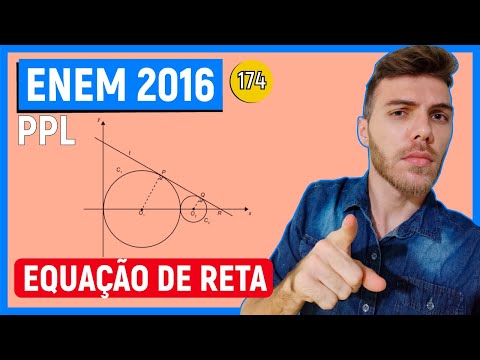 🛑174 Enem 2016 PPL - EQUAÇÃO DE RETA - Nas figuras estão representadas, em um plano cartesiano