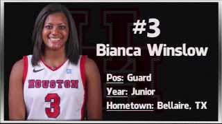 preview picture of video 'Bianca Winslow: Getting to know Houston Women's Basketball Team'