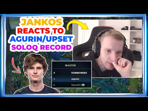 Jankos Reacts to AGURIN and UPSET SoloQ Record 👀