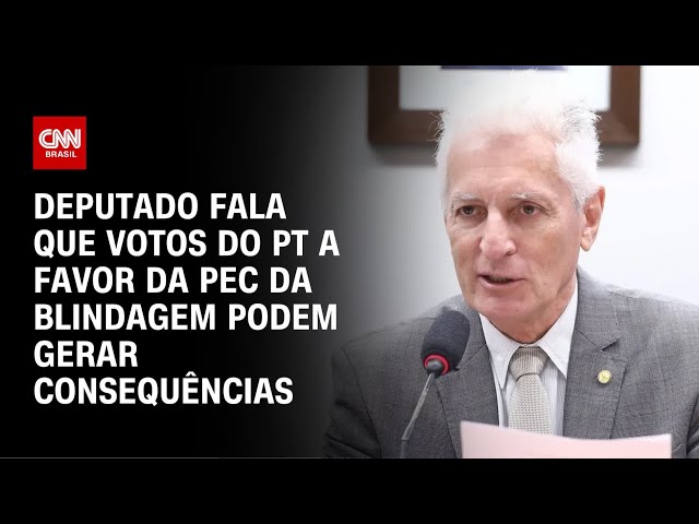 Correia fala sobre votos do PT a favor da PEC da Blindagem | AGORA CNN