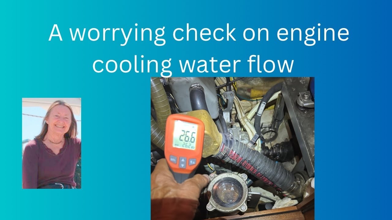A worrying , stressful check on engine water flow
