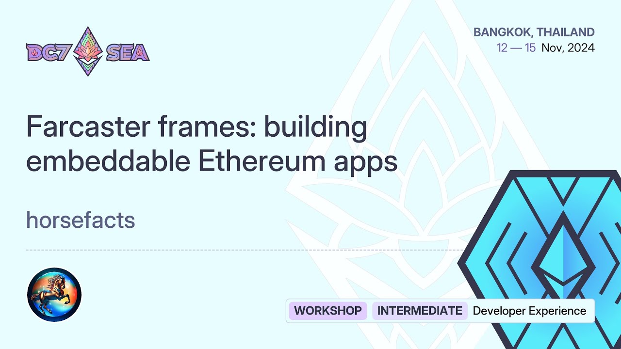Farcaster frames: building embeddable Ethereum apps preview
