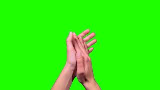 Clap Hands Green Screen