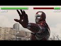 Iron Man vs. Whiplash WITH HEALTHBARS | Monaco Fight | HD | Iron Man 2