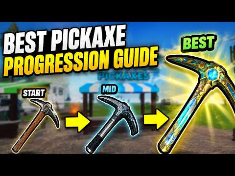 BEST PICKAXE PROGRESSION in MINE A MOUNTAIN Roblox