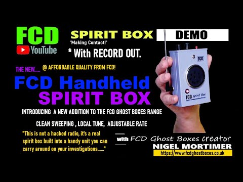 Introducing the FCD Handheld Spirit Box