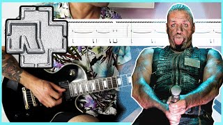 RAMMSTEIN - Benzin [GUITAR COVER + TAB] ? |LESSON|