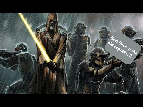 Star Wars old republic: best lines Jedi Knight
