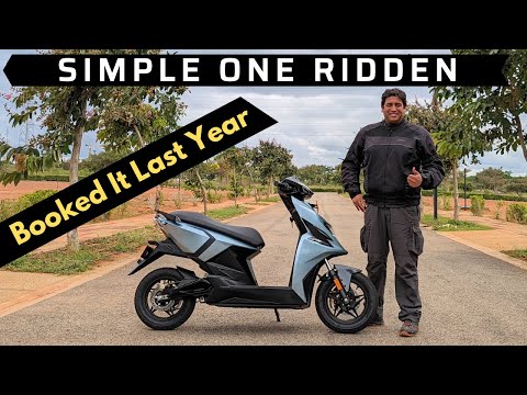 Simple One Electric Scooter Ride Review || Booked It Last Year, Delivery In September