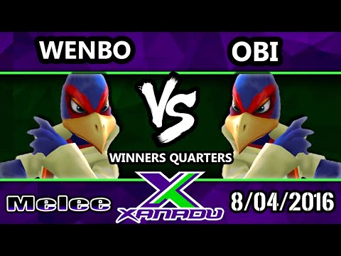 S@X 161 - Obi (Falco) Vs. Wenbo (Falco) SSBM Winners Quarters - Smash Melee