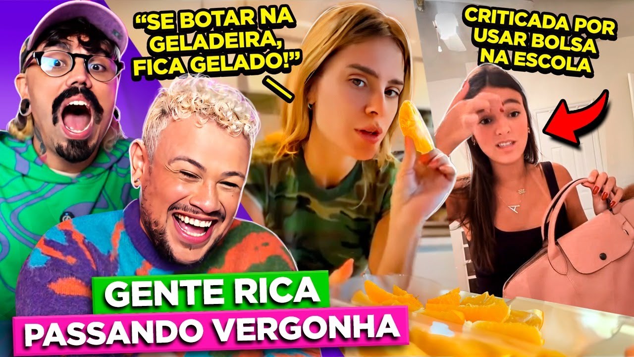 REACTING TO RICH PEOPLE BEING EMBARRASSED ON THE INTERNET | Diva Depressão