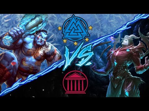 Smite: Fallen Salt Lord Chronos on the Attack! Ymir vs Chronos!