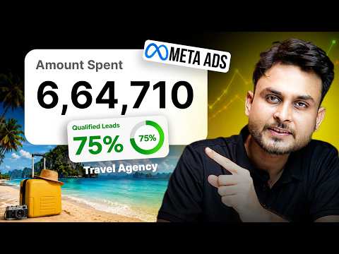 How We Generated 75% Qualified Leads With Meta Ads for a Travel Business | Aditya Singh