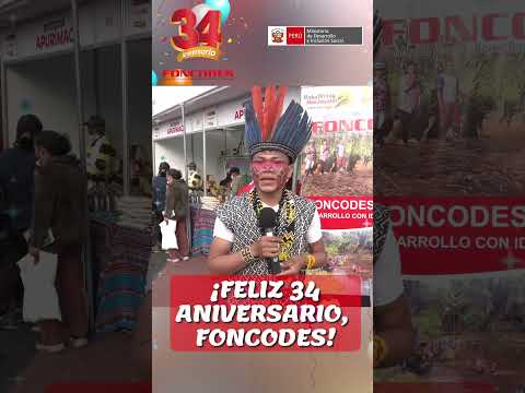 Saludos de la etnia Huni Kuin (Cashinahua) de Purús, Ucayali, por el 34º aniversario de FONCODES