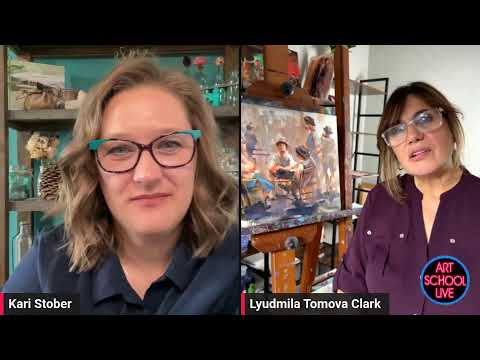 Painting Figures in Plein Air or Studio with  Lyudmila Tomova Clark