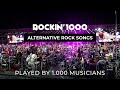 Epic performance: 1000 musicians on stage play Alternative Rock songs | Rockin'1000