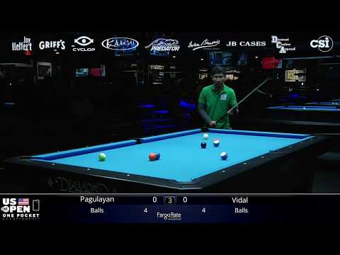 GREAT ESCAPE: Alex Pagulayan vs Marc Vidal Claramunt | 2019 US Open One Pocket Championship