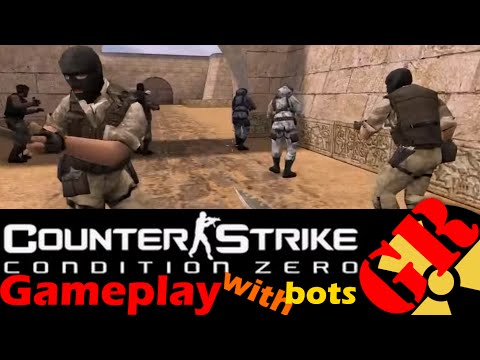 Counter-Strike: Condition Zero gameplay with Hard bots - Dust 2 - Terrorist