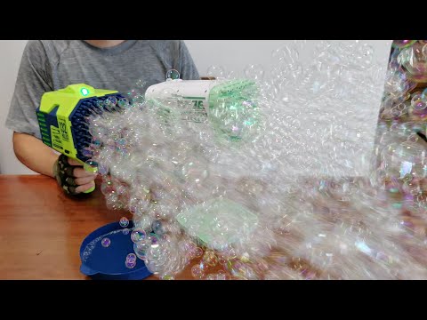 Biggest Bazooka Bubble Gun Unboxing 2022 -  Electric Bubble Machine with 132 Holes