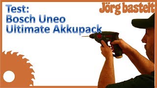 Jörg testet: Bosch Uneo Ultimate Akkupack und SDS Quick Ultimate Bohrer