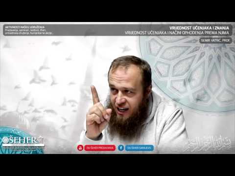 Vrijednost učenjaka i znanja - Semir Vatrić, prof.