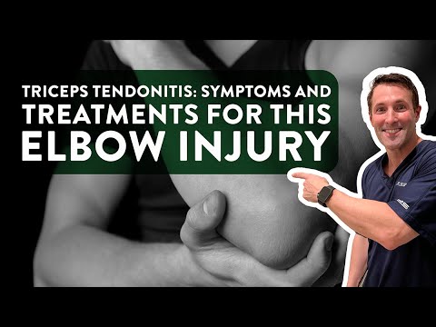 Triceps tendonitis: Symptoms and treatments for this elbow injury