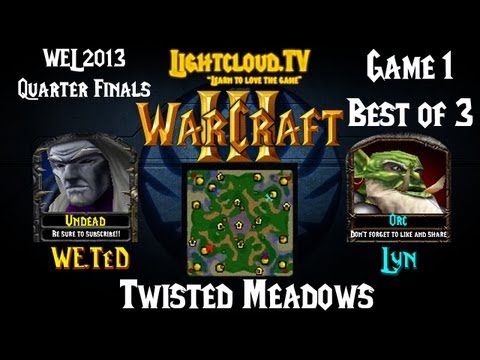 WE.TeD (UD) VS DK.Lyn (OK) - WC3 G1 - WEL 2013
