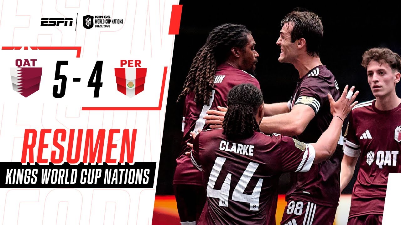 PERÚ CAYÓ ANTE QATAR POR EL DEBUT EN UN PARTIDAZO REPLETO DE GOLAZOS | Qatar 5-4 Perú | RESUMEN