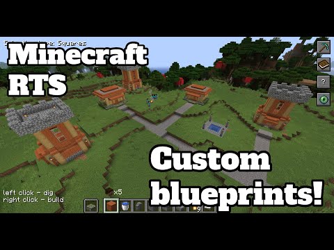 MineFortress | Meet Blueprints editor! Turn your minecraft into real-time strategy