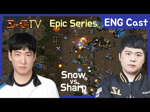 [ENG] "interesting way" Snow vs Sharp on Polypoid (PvT) - Starcraft Remastered (StarCastTV English)