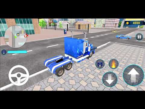 #Optimus fights with gangsters to defend the city || JET BIKE CAR ROBOT 2020 TRANSFORM