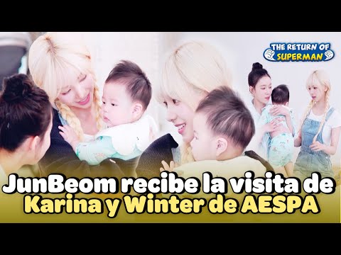 [ENG SUB] JunBeom💚 with the beautiful nunas of AESPA | The Return of Superman | KBS 23.05.12