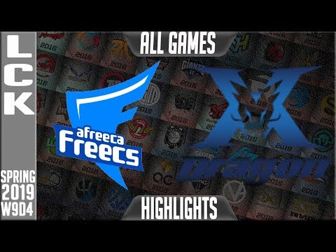 AF vs KZ Highlights ALL GAMES | LCK Spring 2019 Week 9 Day 4 | Afreeca Freecs vs King-Zone DragonX