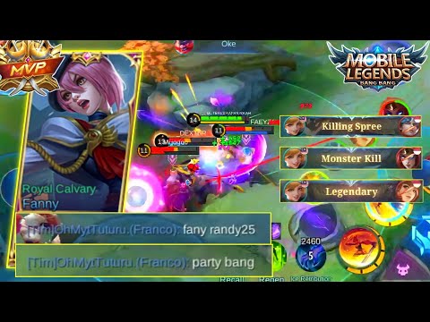 Build Fanny Tersakit Dan Terkuat 2022 || Item Emblem Fanny Tersakit 2022 Gameplay Moba - MLBB