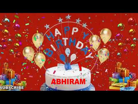 ABHIRAM Happy Birthday Wishes Song | Happy Birthday To You | Happy Birthday Wishes With Name ABHIRAM