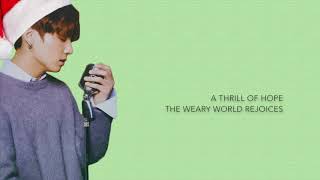 BTS Jungkook - &#39;Oh Holy Night&#39; (Cover) [Eng lyrics]