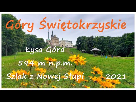 Łysa Góra 594 m n.p.m. - Góry Świętokrzyskie, szlak z Nowej Słupi