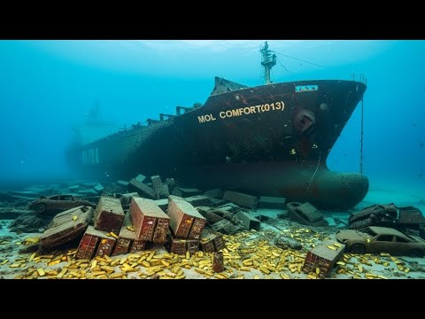 Billion-Dollar Treasure Recovered from MOL Comfort (2013) | Legendary Deep-Sea Salvage