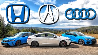 Acura Type S vs Civic Type R and Audi S3 – Executive Dilemma | Everyday Driver