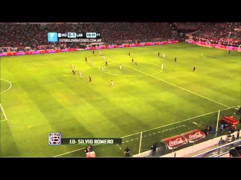 Gol de Romero. Independiente 0 - Lanús 1. Fecha 16. Torneo Primera División 2014. FPT