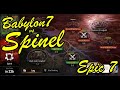[ENG] Epic7 - Guild War - Babylon7 vs. Spinel (2021-04-16)