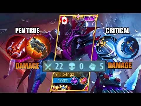 ROGERPHOBIA BEST PENETRATION TRUE CRITICAL DAMAGE BUILD 🔥 | ROGER BEST BUILD 2033 | MLBB