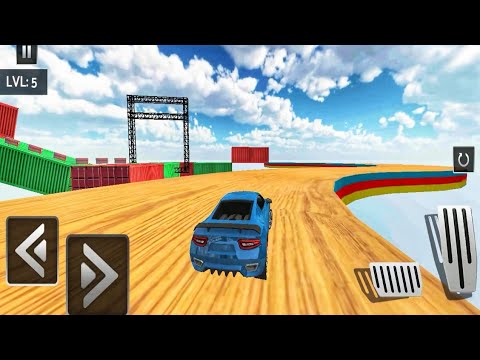 Impossible Stunt Car Tracks 3D: Red  Car Unlocked Driving Stunts - Android GamePlay