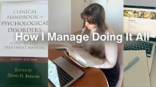 Master’s in Clinical Psychology: Time Management & Organisation Tips (Week in the Life)