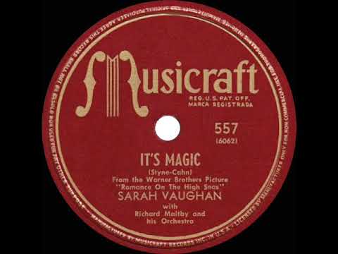 1948 HITS ARCHIVE: It’s Magic - Sarah Vaughan