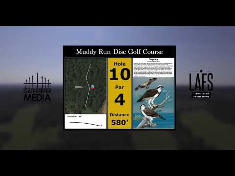 Muddy Run Disc Golf Course | Hole 10 Layout | Holtwood, PA